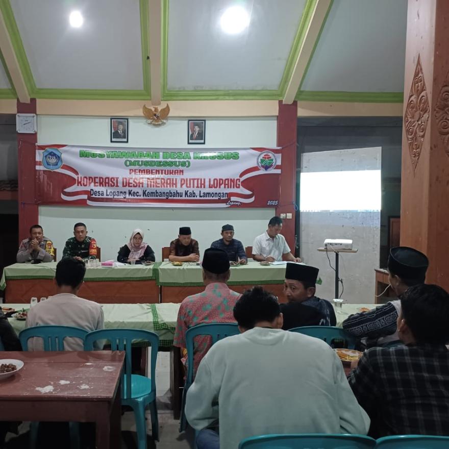 MUSDESSUS PENDIRIAN KOPDES MERAH PUTIH LOPANG